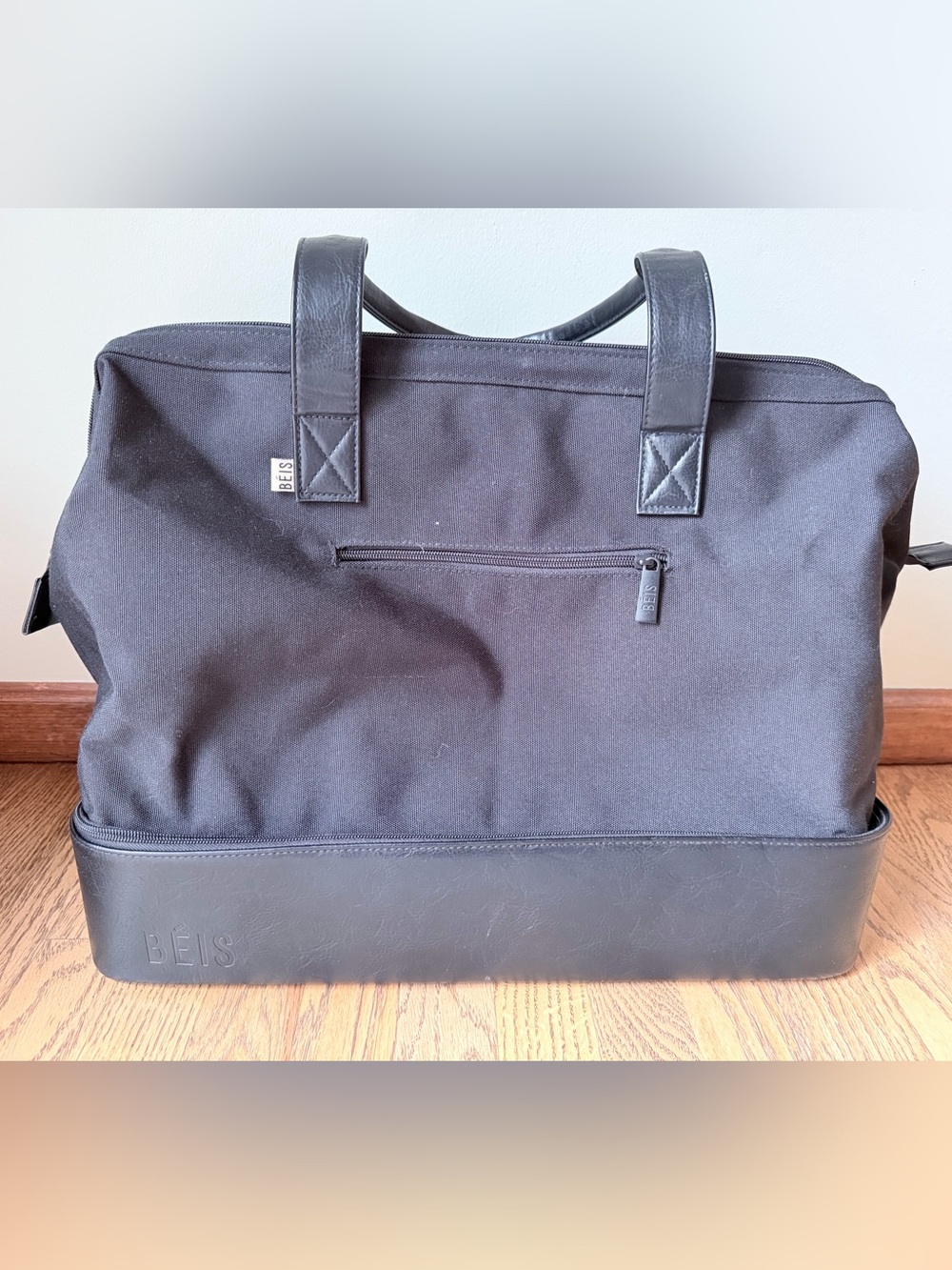 BEIS Black Weekender Bag